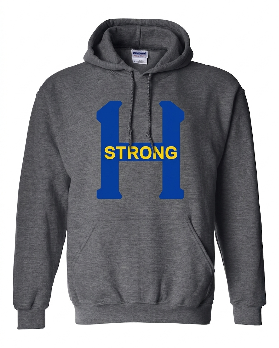 Hoboken Strong 11 Grey Hoodie