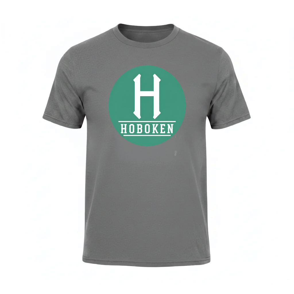 Hoboken H Circle Logo Grey T-Shirt