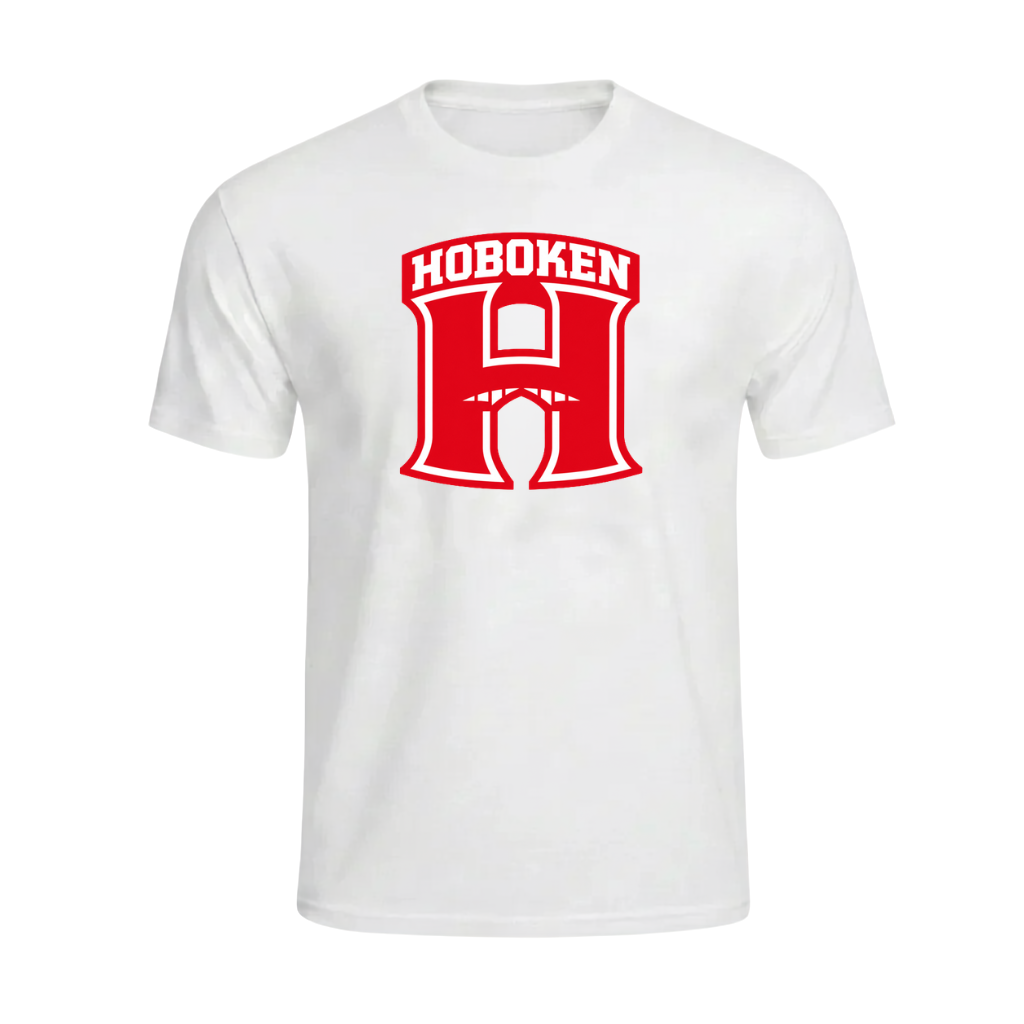 Hoboken H Arch White T-Shirt