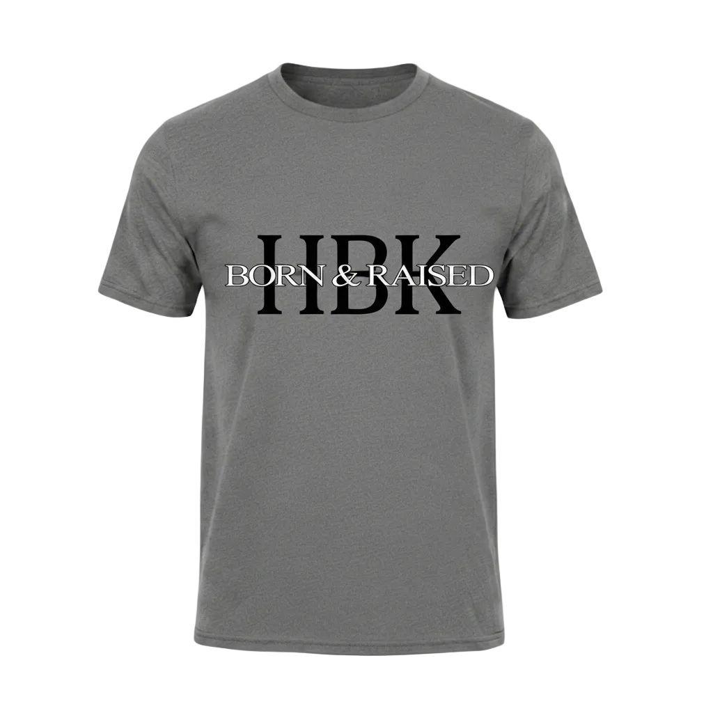 HBK Born & Raised Grey T-Shirt