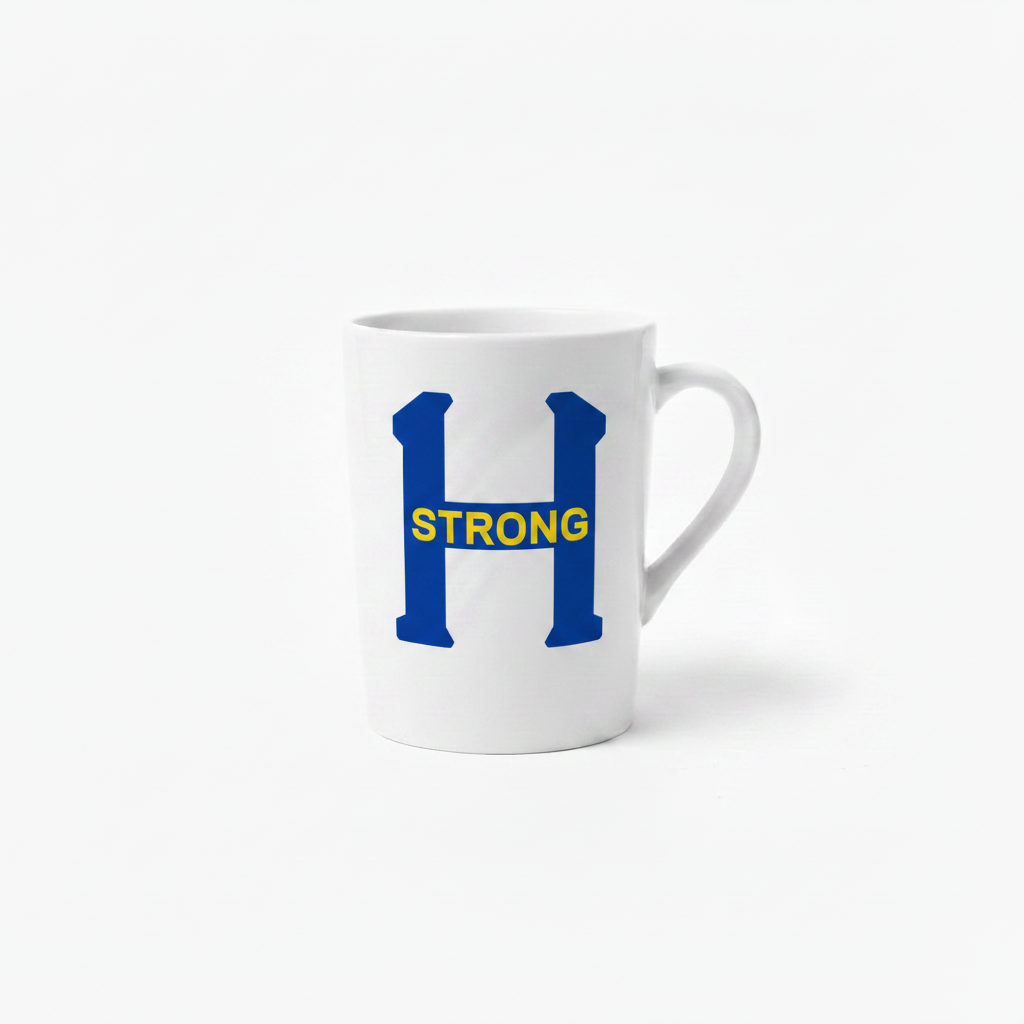 Hoboken H Strong White Ceramic Mug