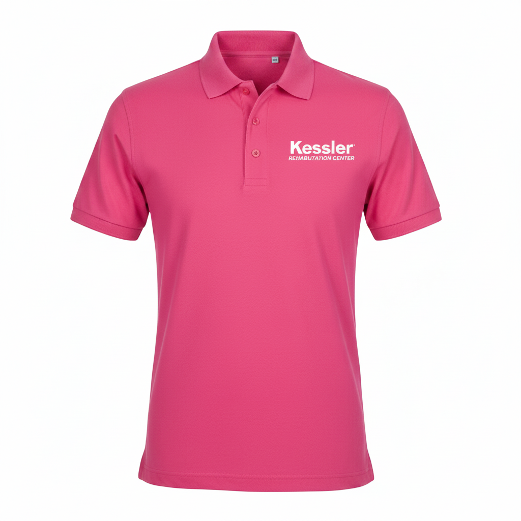 Kessler Rehabilitation Center Pink Polo Shirt