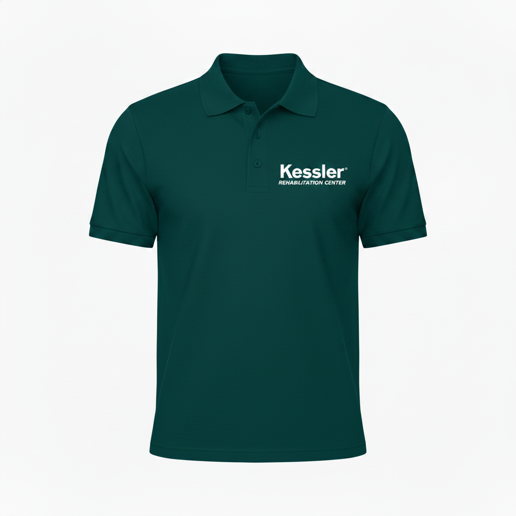 Kessler Rehabilitation Center Teal Polo Shirt
