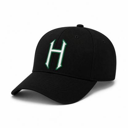 Hoboken H Patch Black Baseball Cap