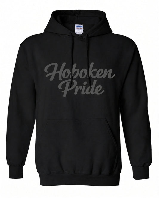 Hoboken Black Pride Tonal Script Hoodie