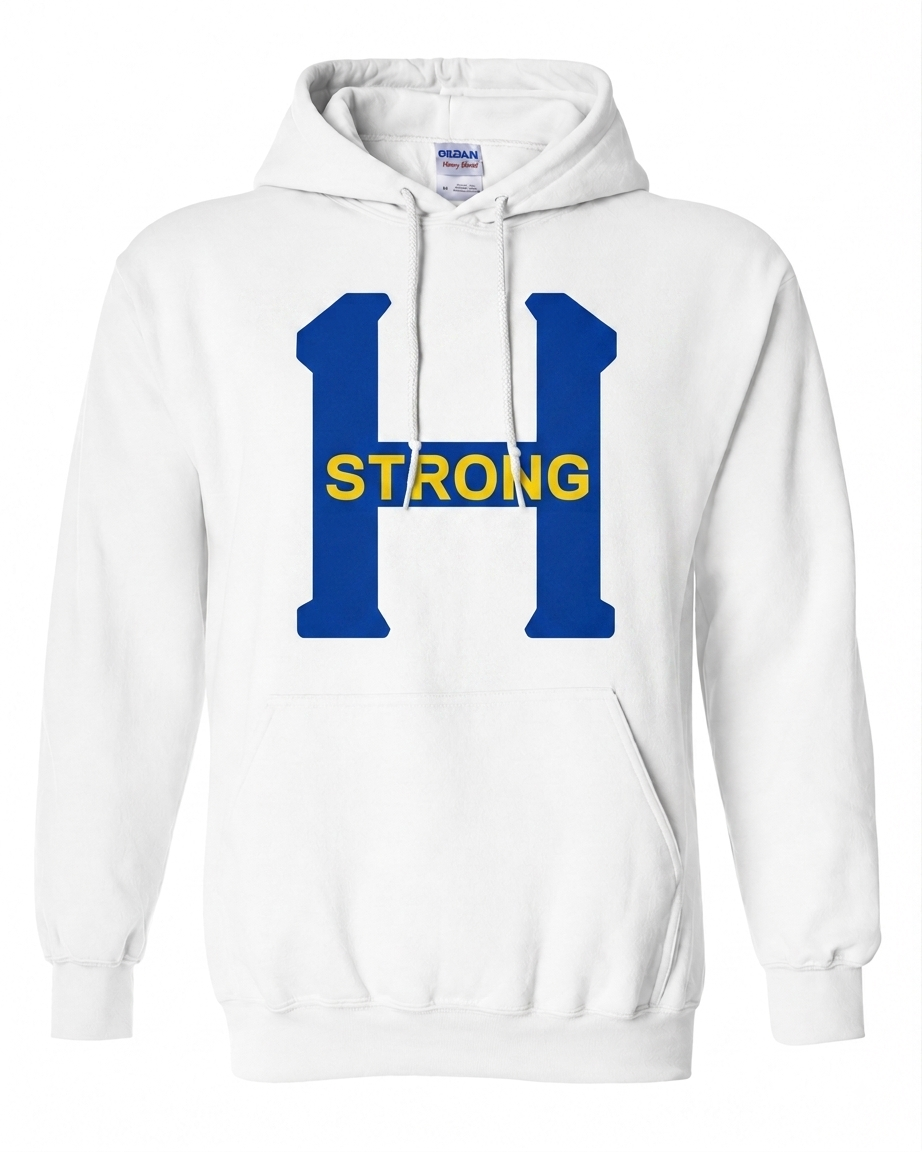 Hoboken Strong 11 White Hoodie