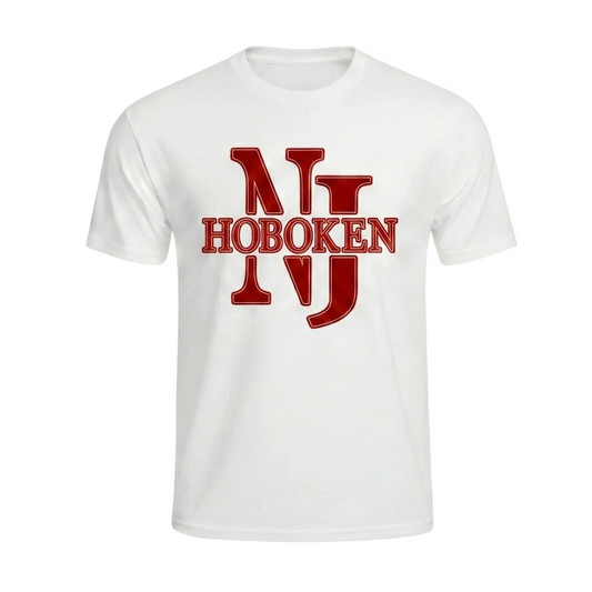 Hoboken NJ White T-Shirt