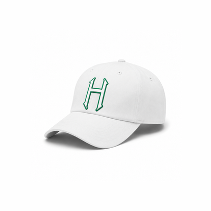 Hoboken H Patch White Baseball Cap