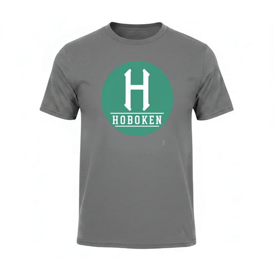 Hoboken H Circle Logo Grey T-Shirt
