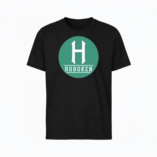 Hoboken H Circle Logo Black T-Shirt