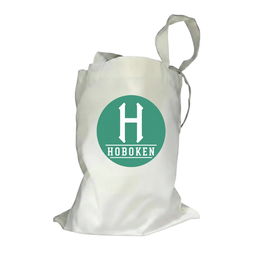 Hoboken H Circle Logo Canvas Tote Bag