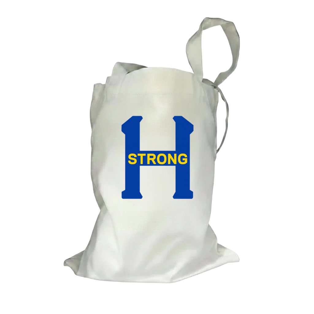Hoboken H Strong Natural Canvas Tote Bag