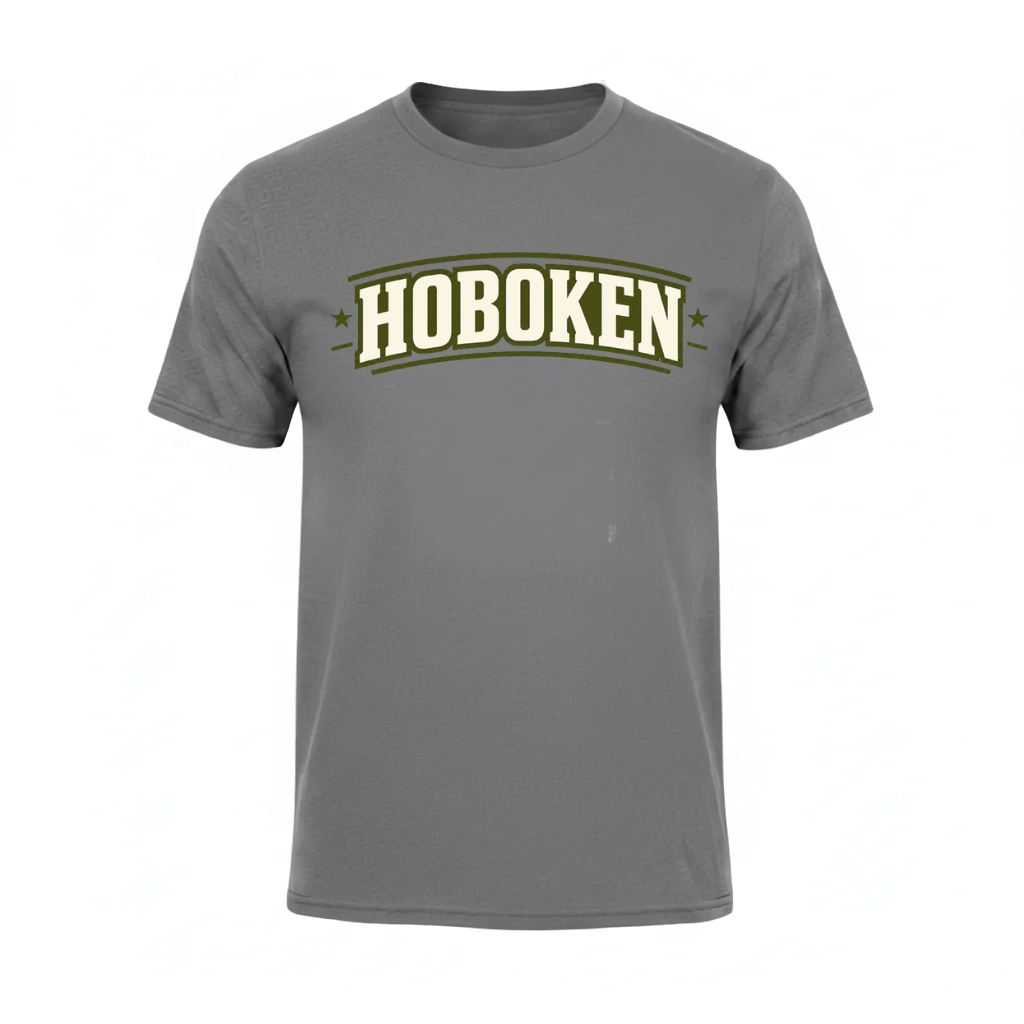 Hoboken Varsity Arch Gray T-Shirt