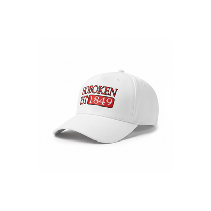 Hoboken EST 1849 Cap – White