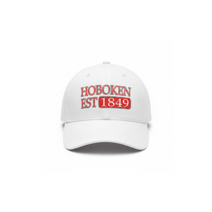 Hoboken EST 1849 Cap – White