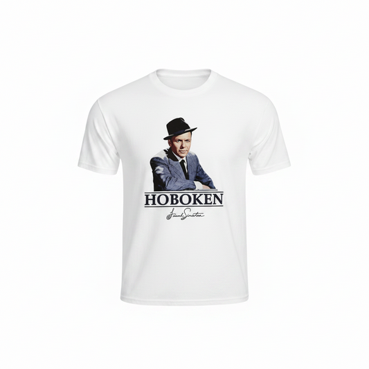Hoboken Frank Sinatra  White T-Shirt