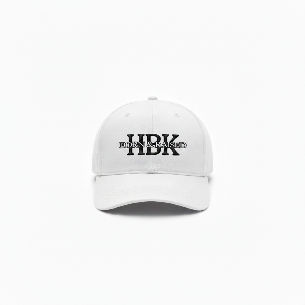 HBK Born & Raised White Cap - Refined