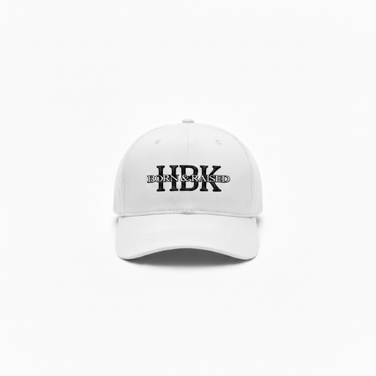 HBK Born & Raised White Cap - Refined