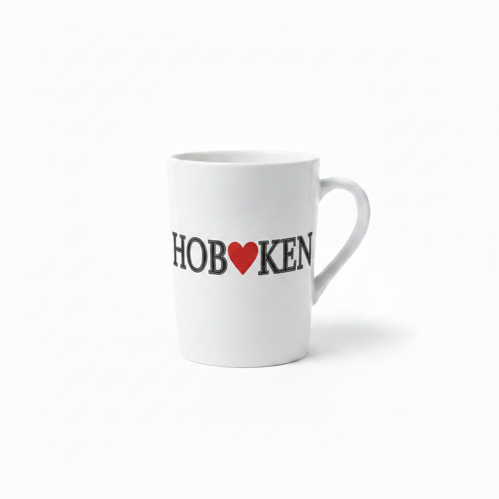 Hob❤️ken White Ceramic Mug