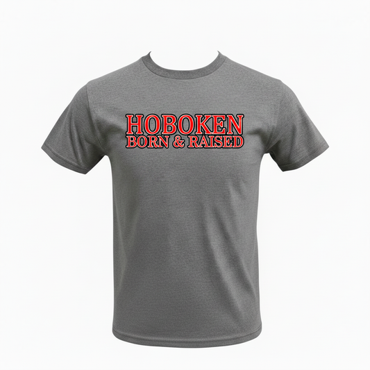 Hoboken Born & Raised Dark Grey T-Shirt
