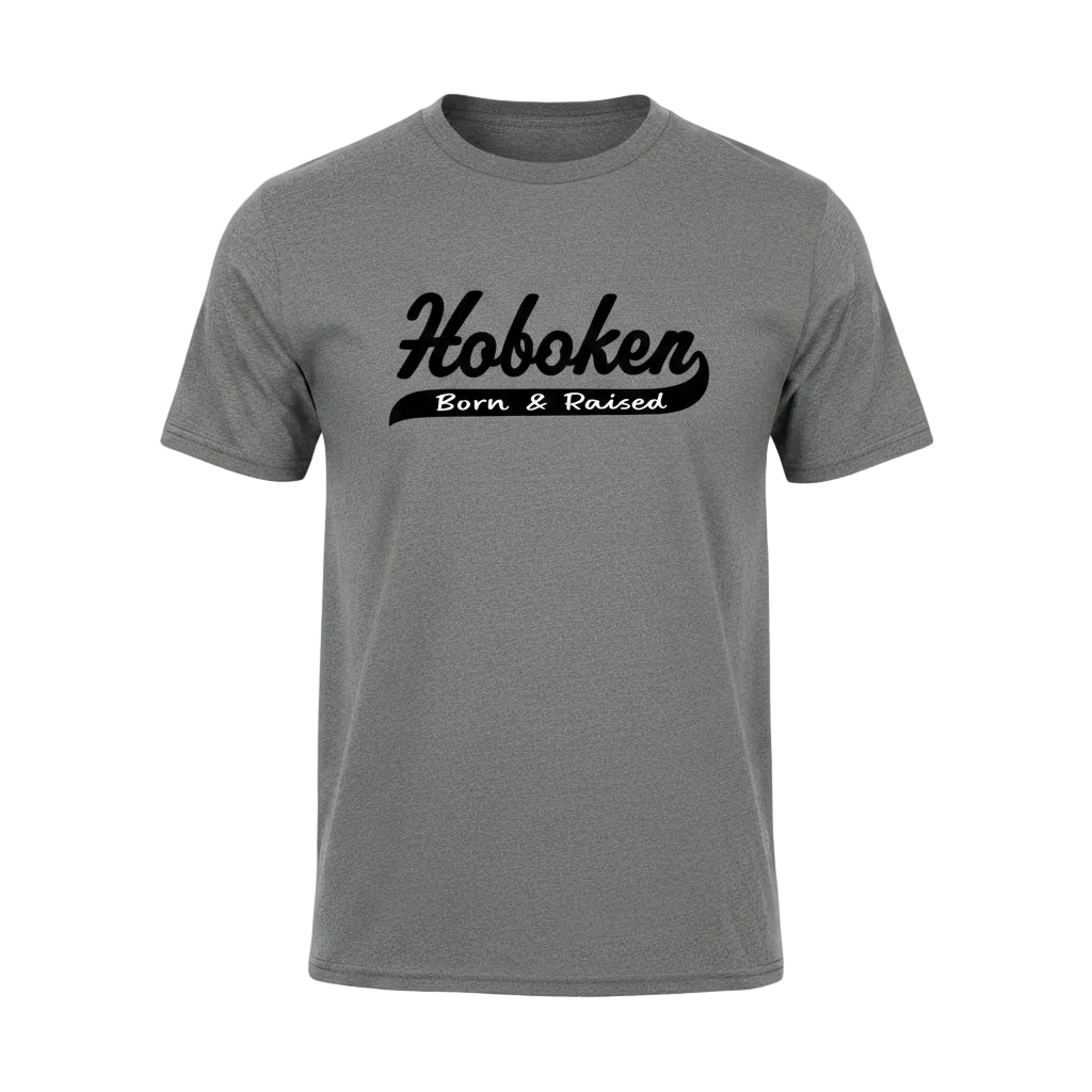 Hoboken Born & Raised Grey T-Shirt