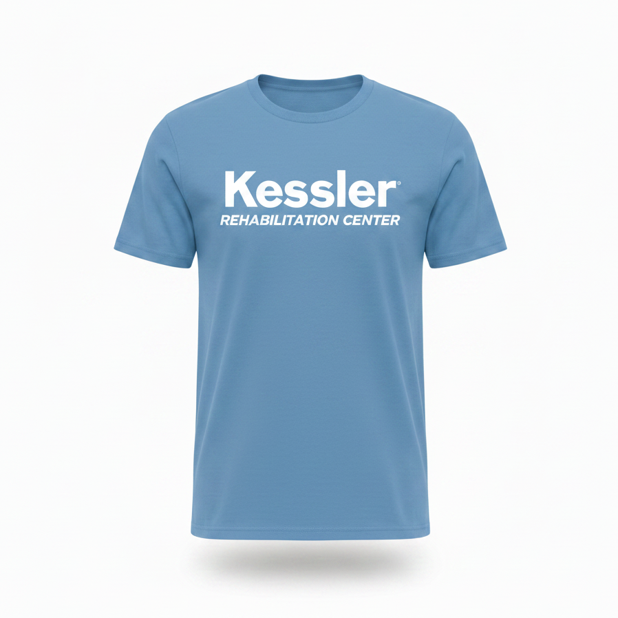 Kessler Light Blue Crew Neck T-Shirt