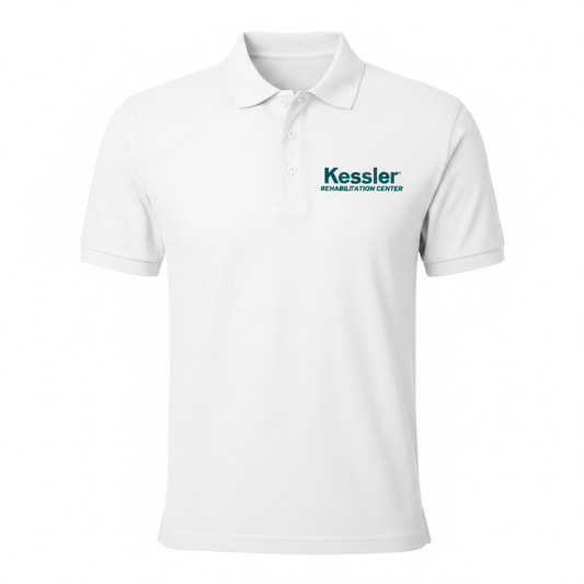 Kessler Rehabilitation Center White Polo Shirt