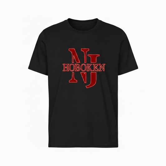 NJ Hoboken Black T-Shirt