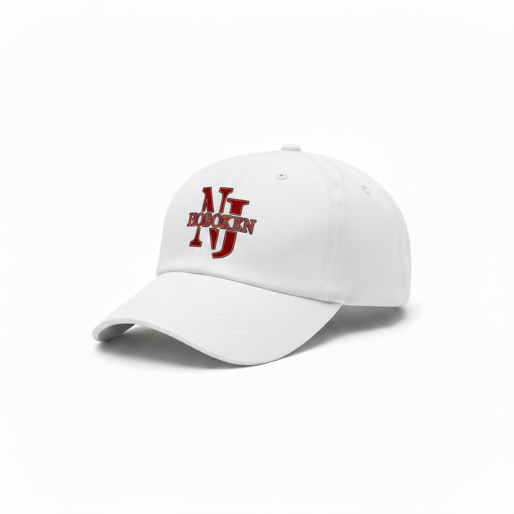 NJ Hoboken White Cap - Side View
