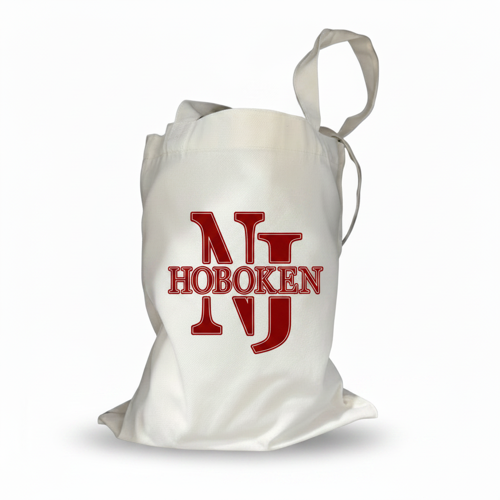 NJ Hoboken White Tote Bag